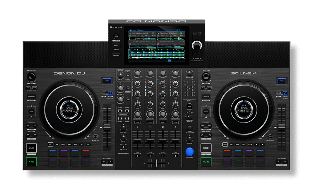 Denon DJ SC LIVE 4 เครื่อง DJ Standalone Controller 4 Deck มีลำโพงในตัว